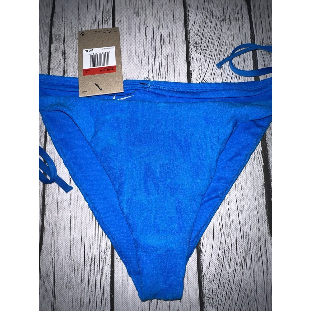 Nike Swim String Bikini Bottom Swimsuit Move to Zero Women's Size L NWT - Picture 2 of 8